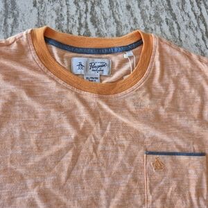 Original Penguin Men's Earl Tipped Picket T-Shirt New Size XL